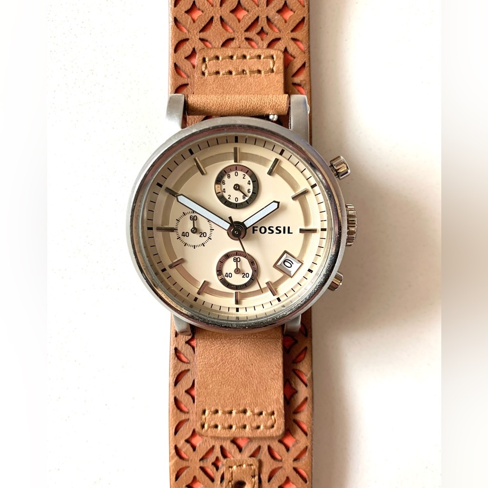 Fossil Watch / Boyfriend Style / Leather